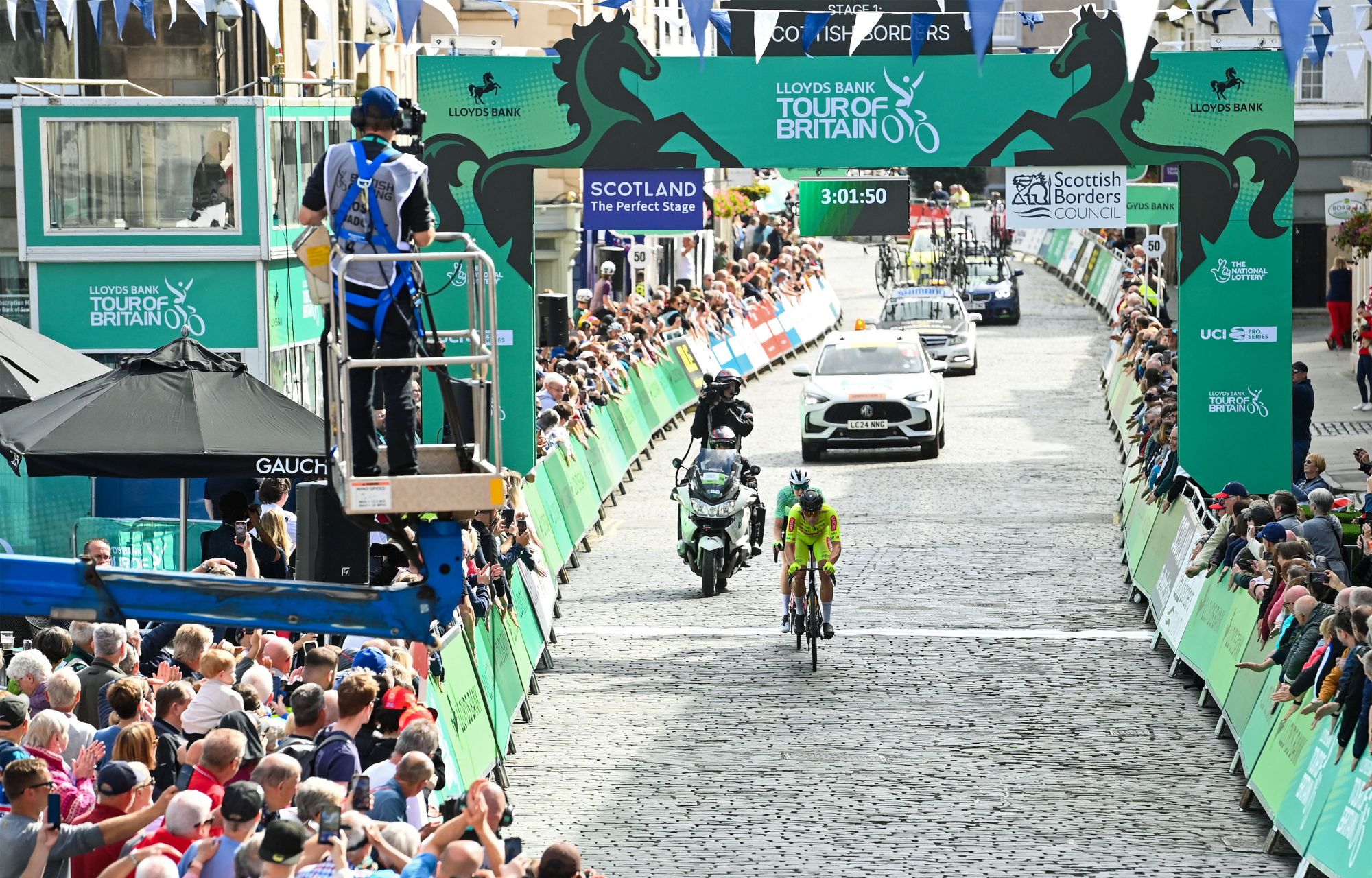 Action from the 2024 Lloyds Tour of Britain Men in Kelso (Credit SWpix.com).jpg