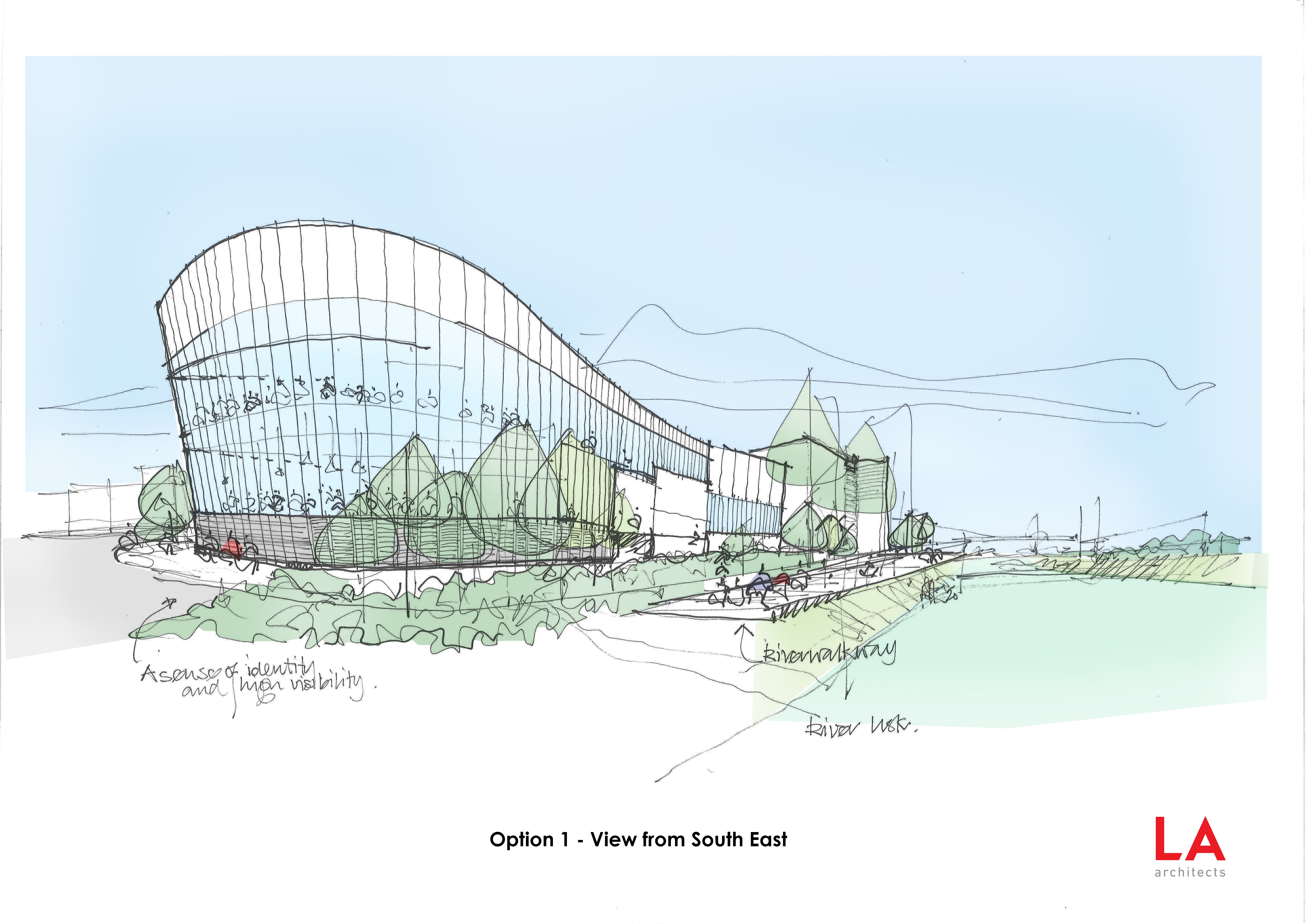 Newport Centre Leisure Consultation Sketch