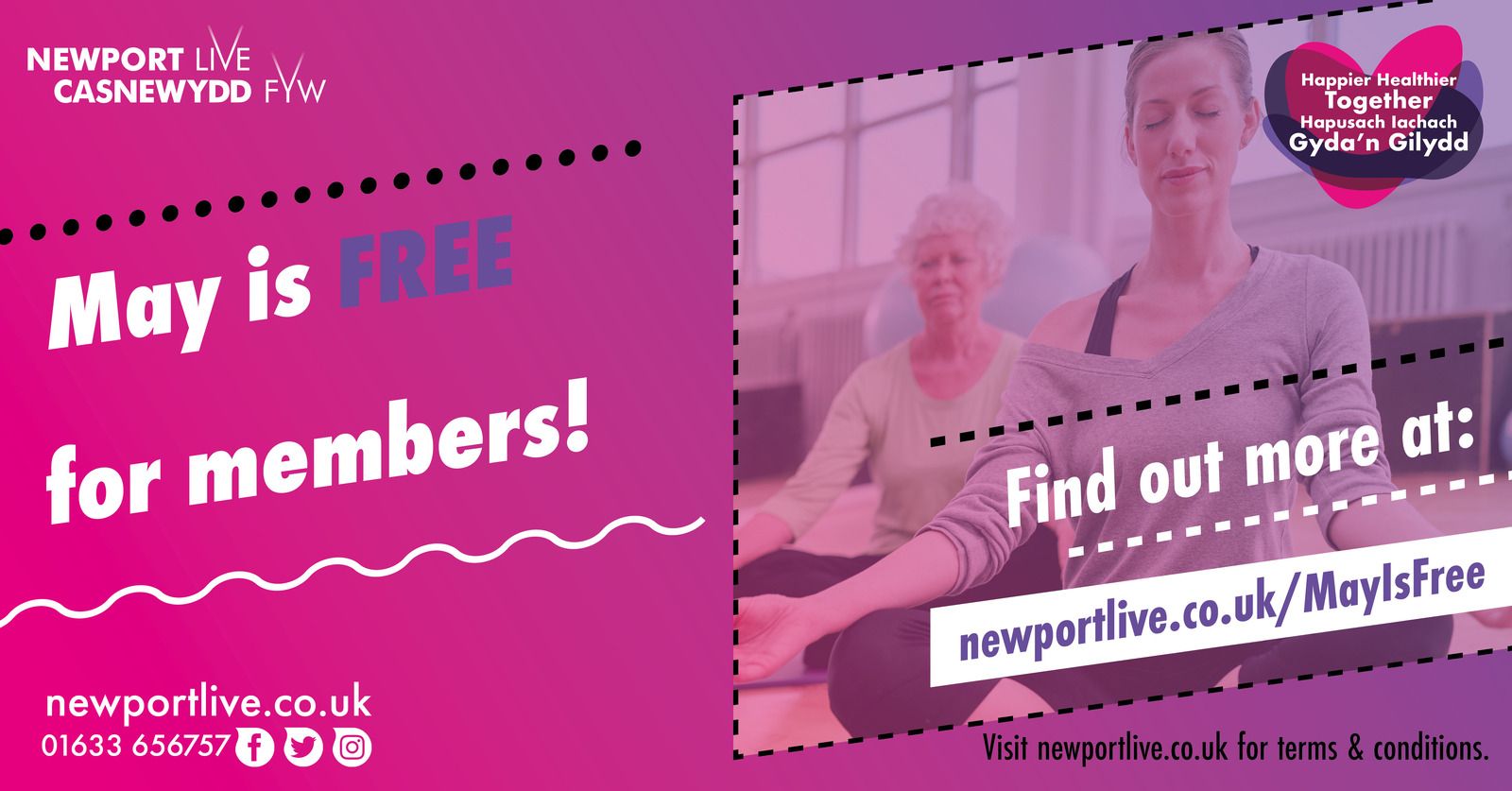 May Is Free For Members!