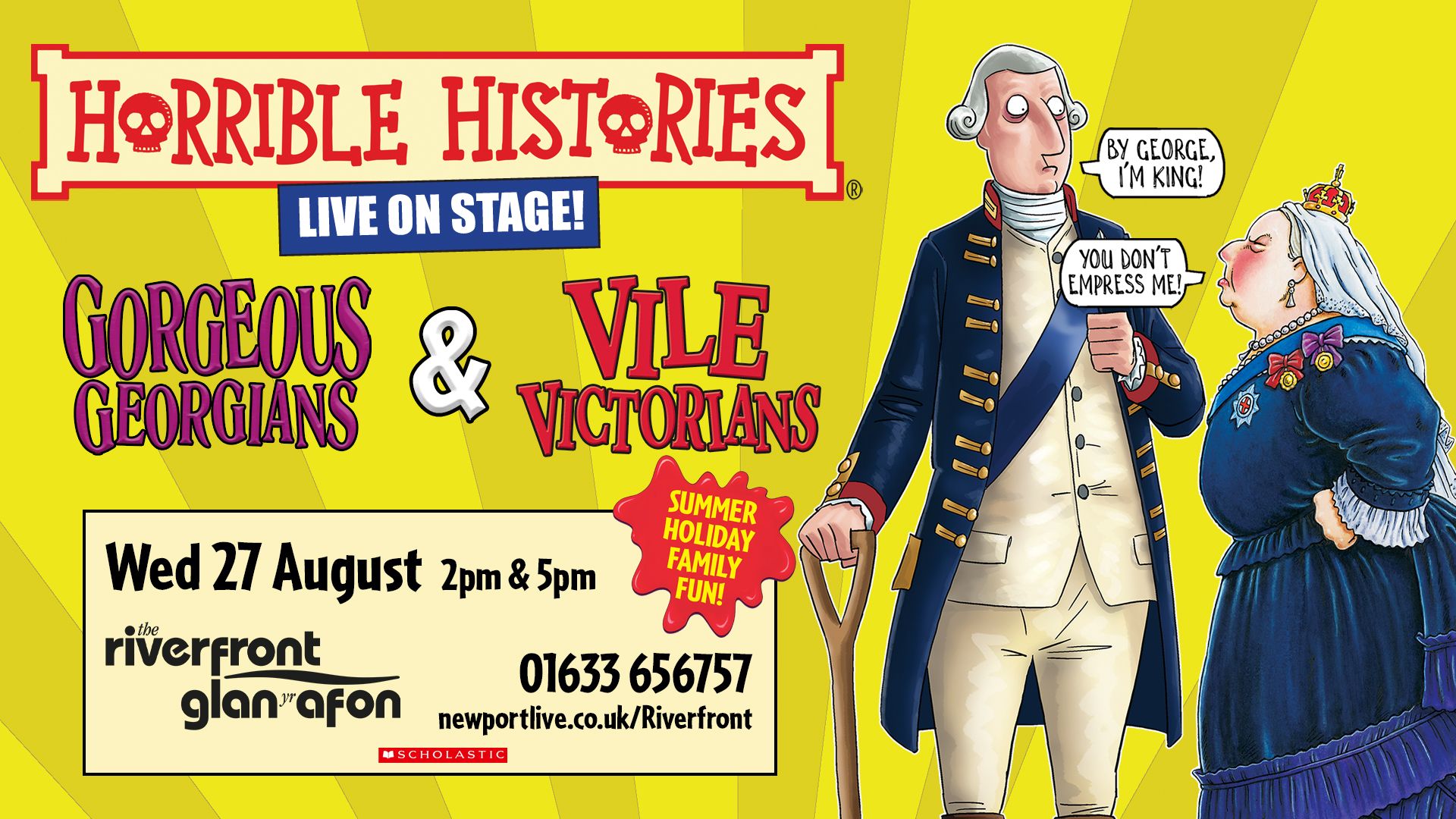 Horrible Histories Live On Stage: Gorgeous Georgians & Vile Victorians