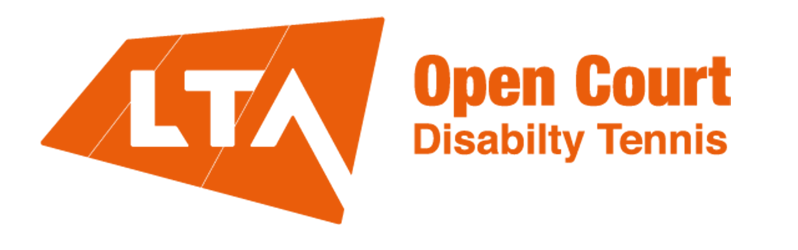 LTA open court disability tennis logo