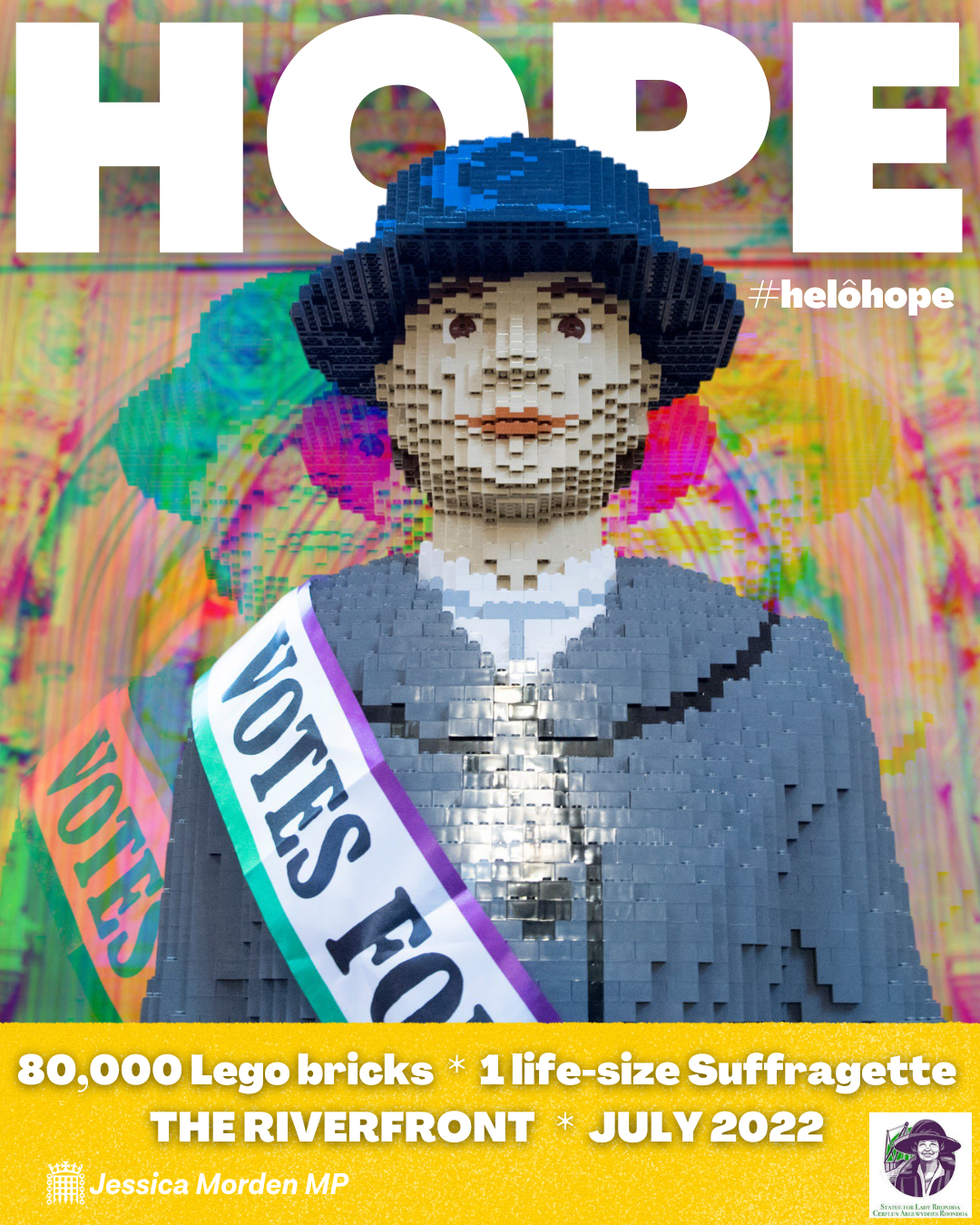 Poster featuring Hope the lego lady Rhondda