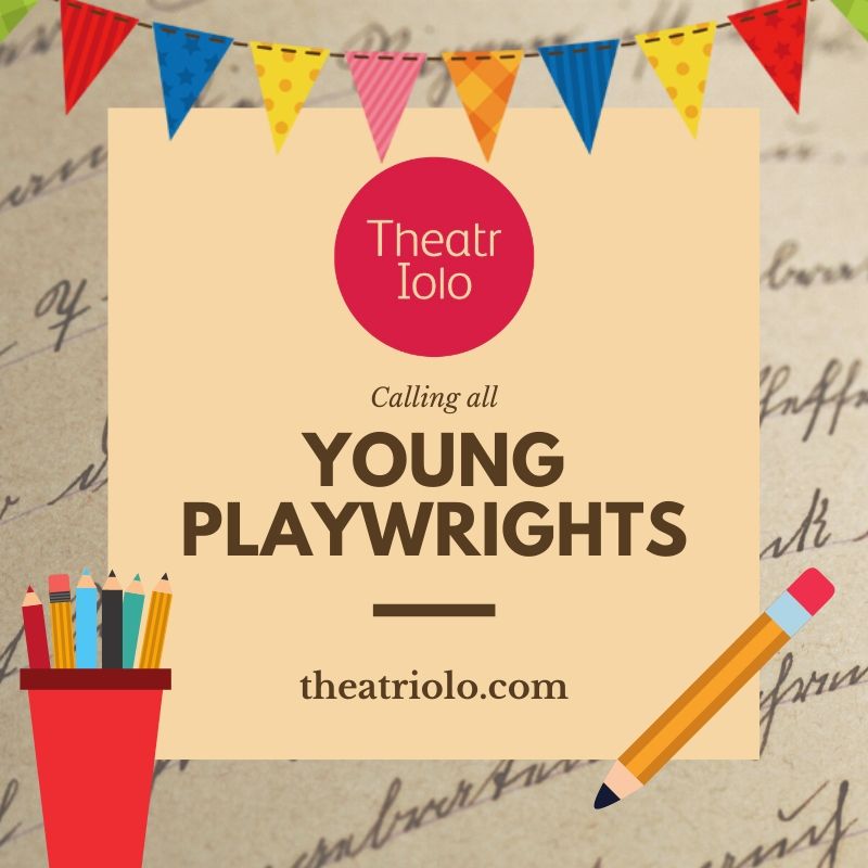 Young Playwrights wording in square