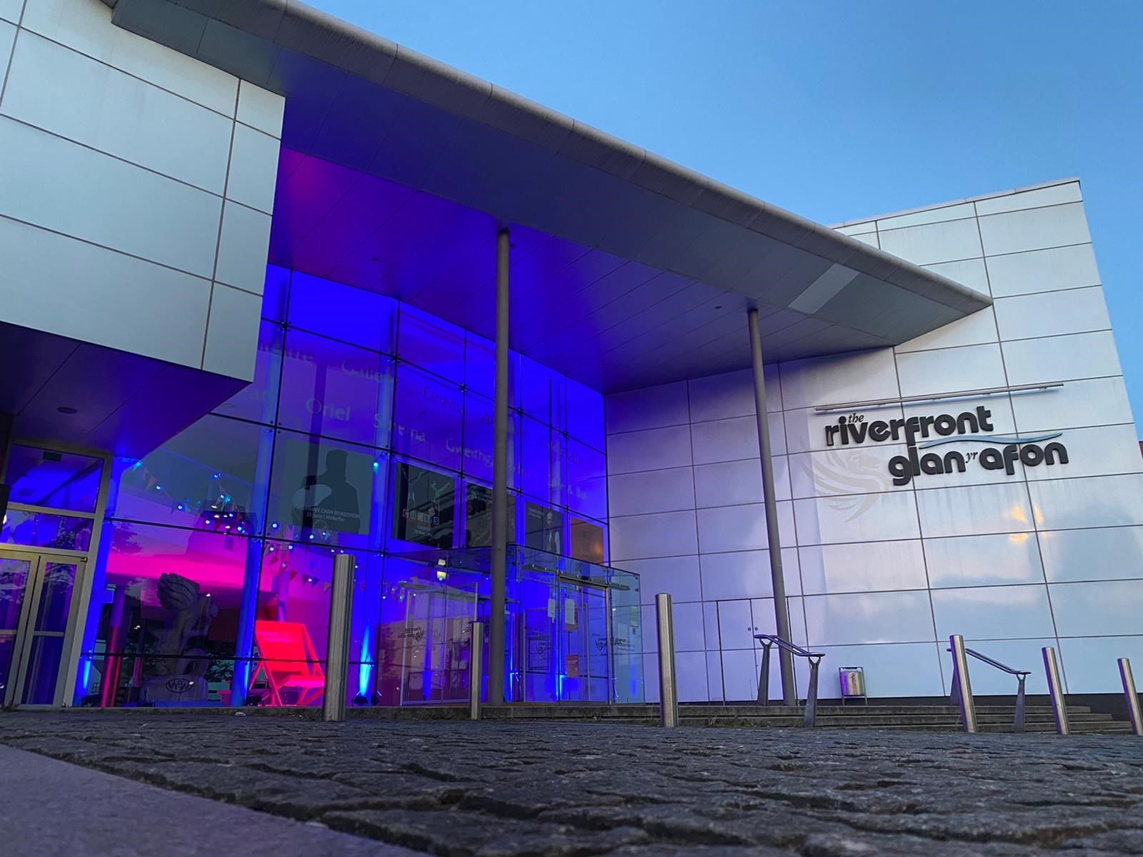Riverfront Turns Blue To Mark Clap For Carers.jpg Riverfront Turns Blue To Mark Clap For Carers.jpg