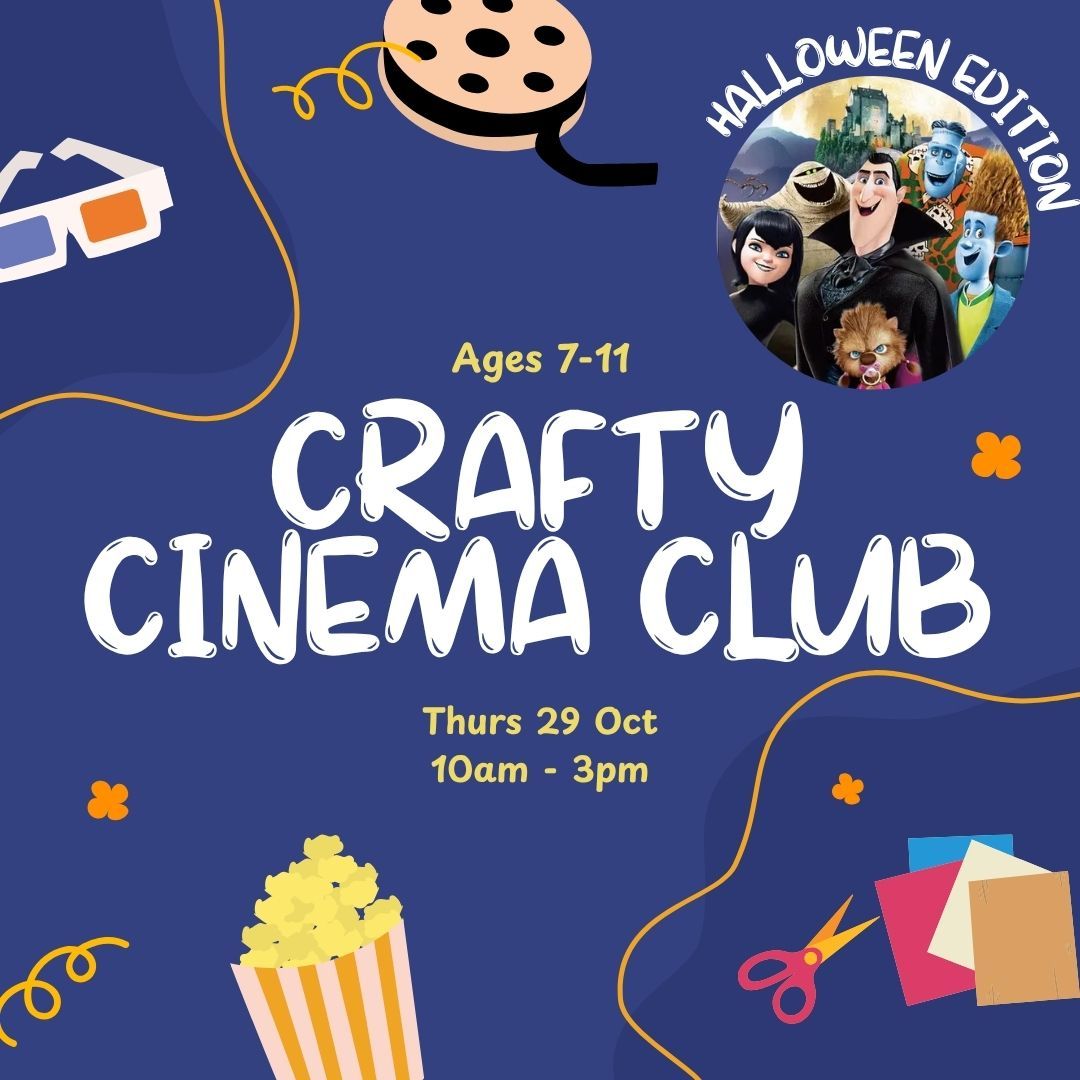 Spooky Crafty Cinema Club 2026 (Ages 7-11) Hotel Transylvania