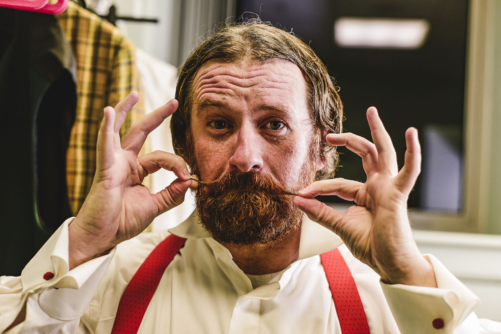 performing artist with a moustache performing artist with a moustache